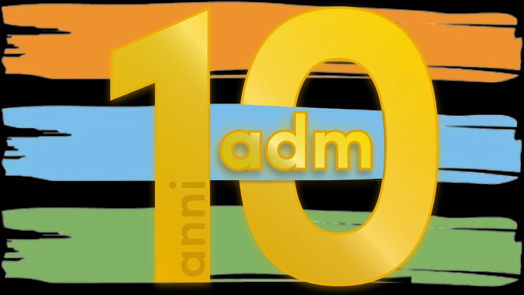 Logo 10 anni di ad maiora